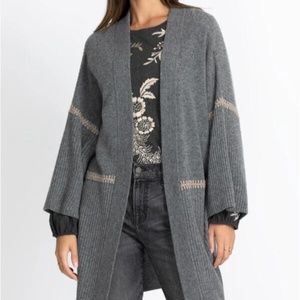 Johnny Was Cardigan Duster | Gray | Size Large | Pre-Loved